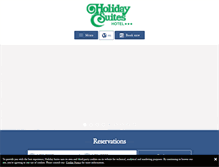 Tablet Screenshot of hotelholidaysuites.com
